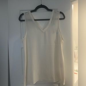 NWT 41 Hawthorn Rebekah Sleeveless Silk Blouse Size M